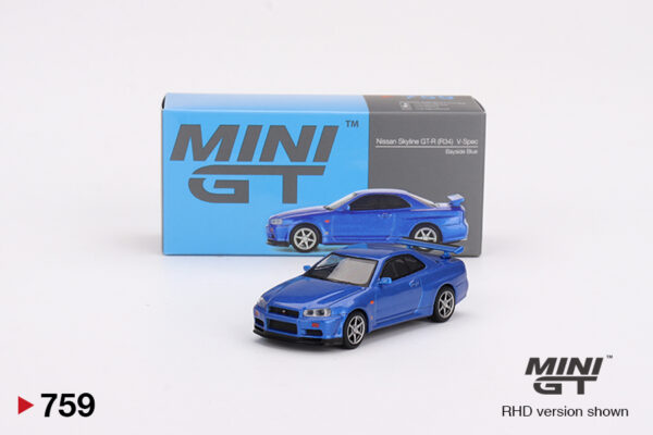 Nissan Skyline GT-R R34 V-Spec Bayside Blue